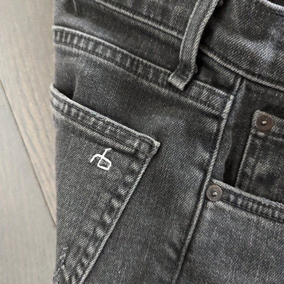 Rag and Bone High Rise Distressed Skinny - Picture 12 of 12